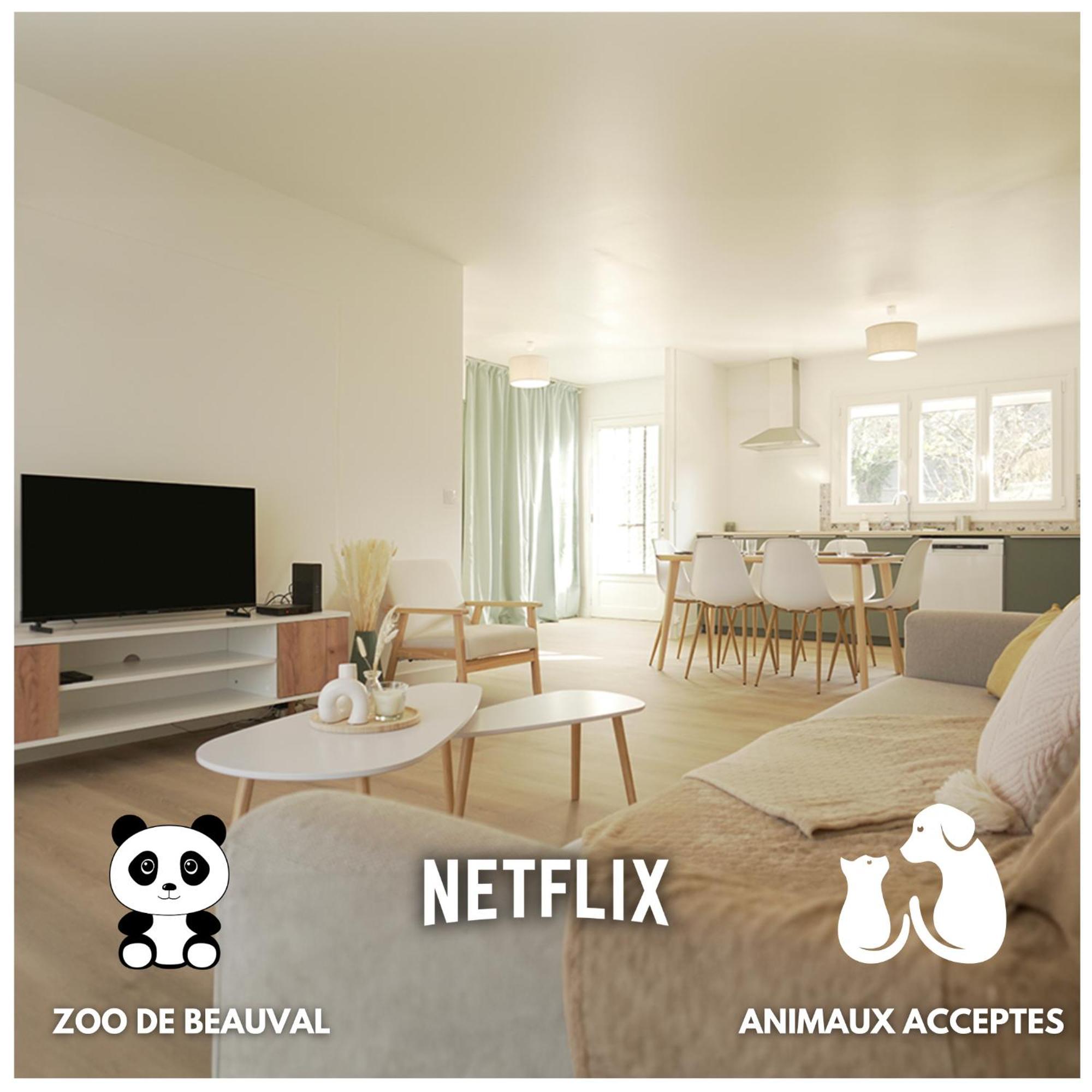 Au Calme - Maison Avec Grand Jardin - Proche Zoo De Beauval Vicq-sur-Nahon 外观 照片